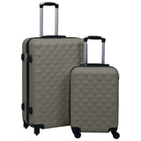 Vidaxl en 2 parties bagages durs régimez l'anthracite - afbeelding 1