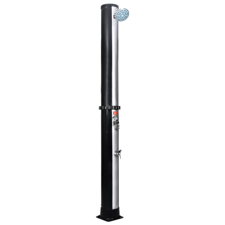 Vidaxl Solaire de douche extérieure avec pomme de douche et tapez 40 L