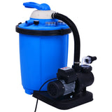 Pompe de filtre de sable vidaxl avec minuterie 550 W 50 L - afbeelding 3