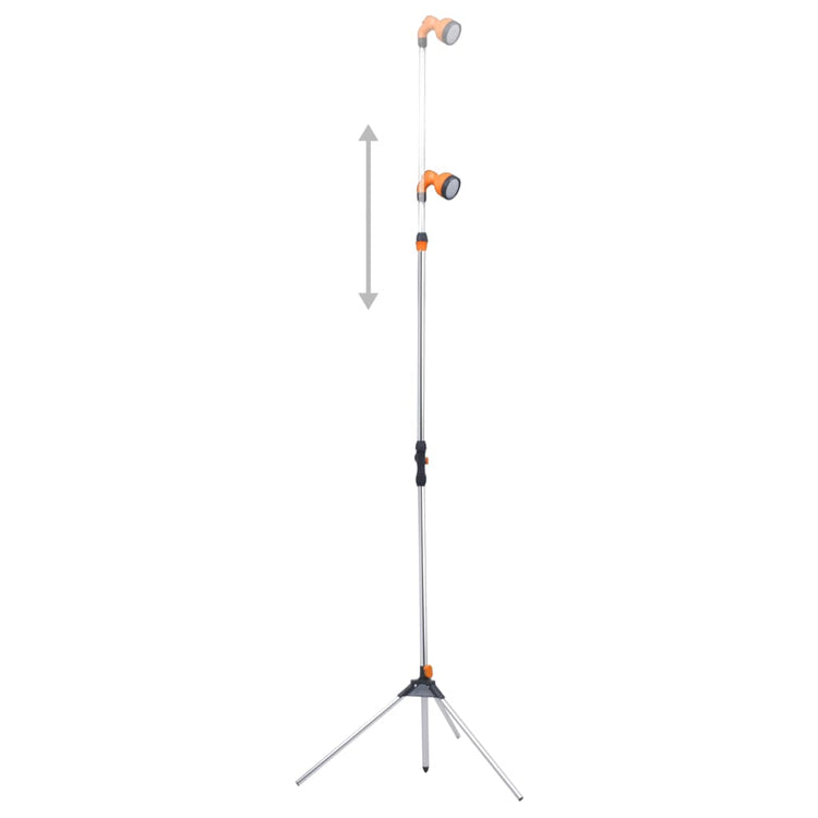 Douche extérieure vidaxl avec un trépied 221 cm en aluminium