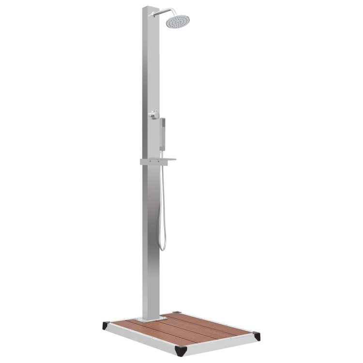 Douche extérieure vidaxl avec cuisson HKC en acier inoxydable