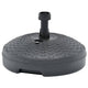 Vidaxl Parasol Foot rempli d'eau de sable 20 l en plastique rotin anthracite