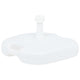 Vidaxl Parasol Foot rempli d'eau de sable 16 l Plastique blanc