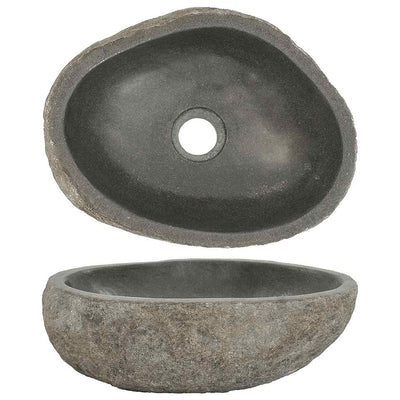 Vidaxx lavabo ovale (29-38)x(24-31) cm pierre de rivière