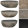 Vidaxx lavabo ovale (29-38)x(24-31) cm pierre de rivière