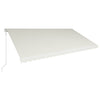 Vidaxl Luifel étend automatiquement la crème 600 x 300 cm