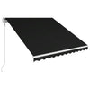 Vidaxl Luifel étend automatiquement l'anthracite de 350x250 cm
