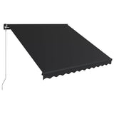 Vidaxl Luifel étend manuellement 300x250 cm anthracite - afbeelding 2