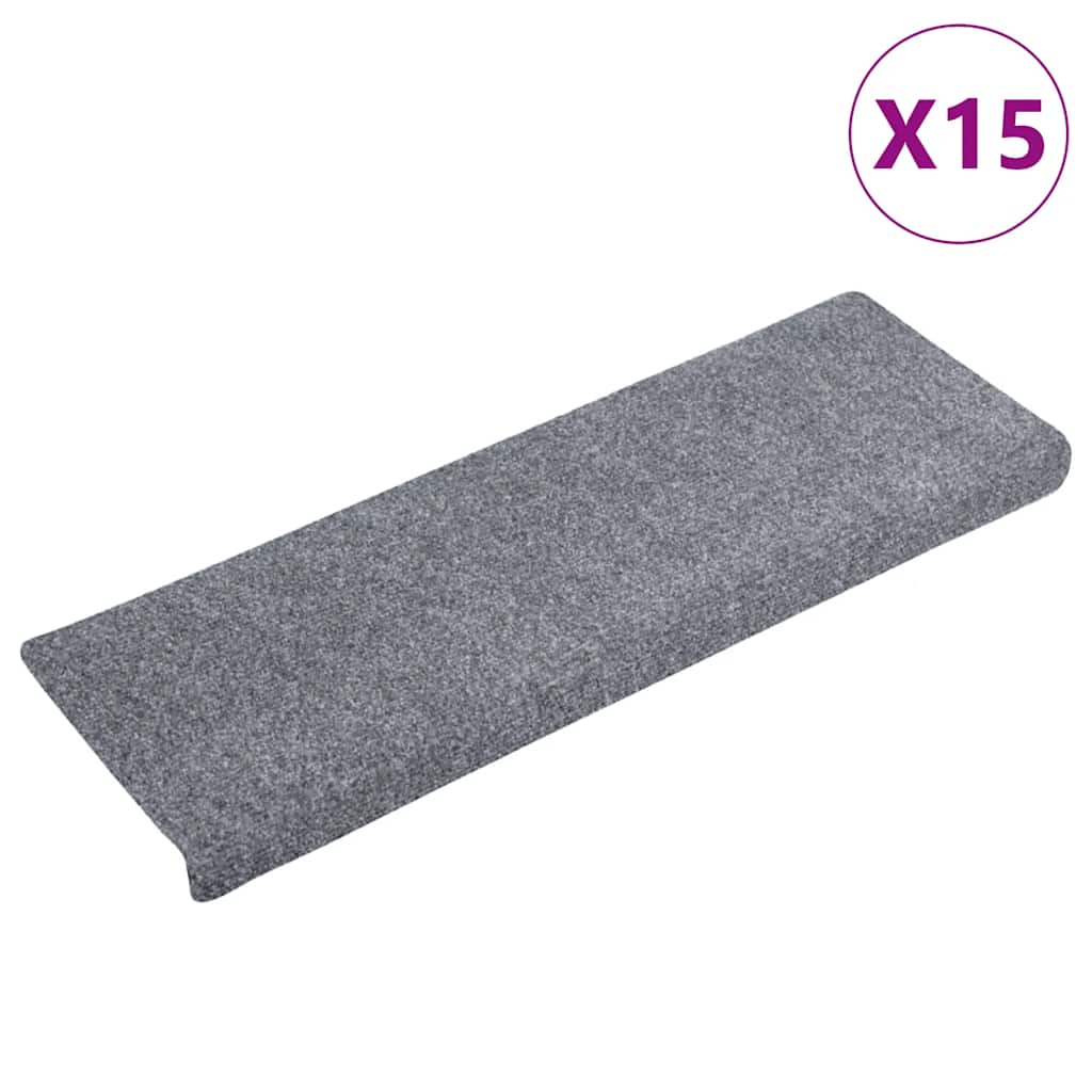 Mattes d'escalier Vidaxl 15 ST 65X21X4 CM AIGNELLE FELT GREN GARI