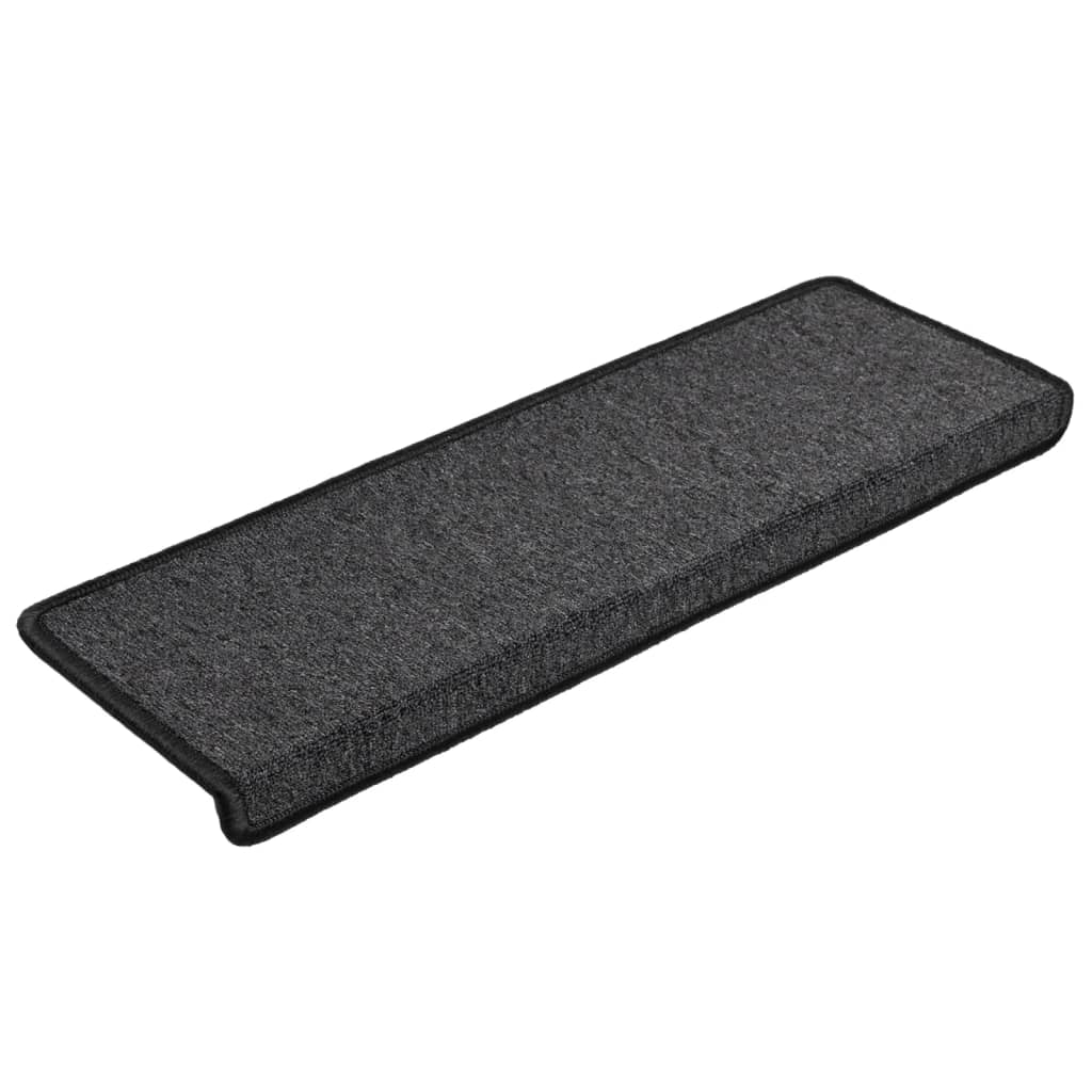 Mattes d'escalier vidaxl 15 st 65x21x4 cm anthracite