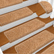 Mattes d'escalier Vidaxl 15 ST 65X21X4 CM BEIGE