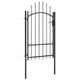 Vidaxl poort 1x2,2 m en acier noir
