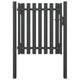 Port vidaxl 1x1,25 m anthracite en acier