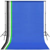Ensemble de studio photo Vidaxl avec arrière-plans, lampes et parapluies