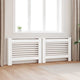 Radiatoroments vidaxl 2 ST 112X19X81.5 cm MDF blanc