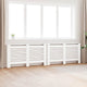 Radiatoroments vidaxl 2 ST 152X19X81.5 cm MDF blanc