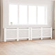 Radiatoroments vidaxl 2 ST 172X19X81.5 cm MDF blanc
