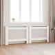 Radiatoroments vidaxl 2 ST 112X19X81.5 cm MDF blanc