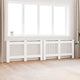 Radiatoroments vidaxl 2 ST 152X19X81.5 cm MDF blanc