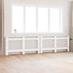 Radiatoroments vidaxl 2 ST 172X19X81.5 cm MDF blanc