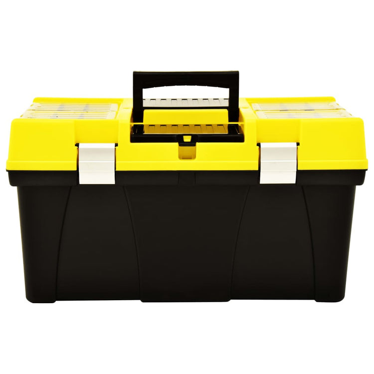 Vidaxl Toolbox 595x337x316 mm Plastique jaune