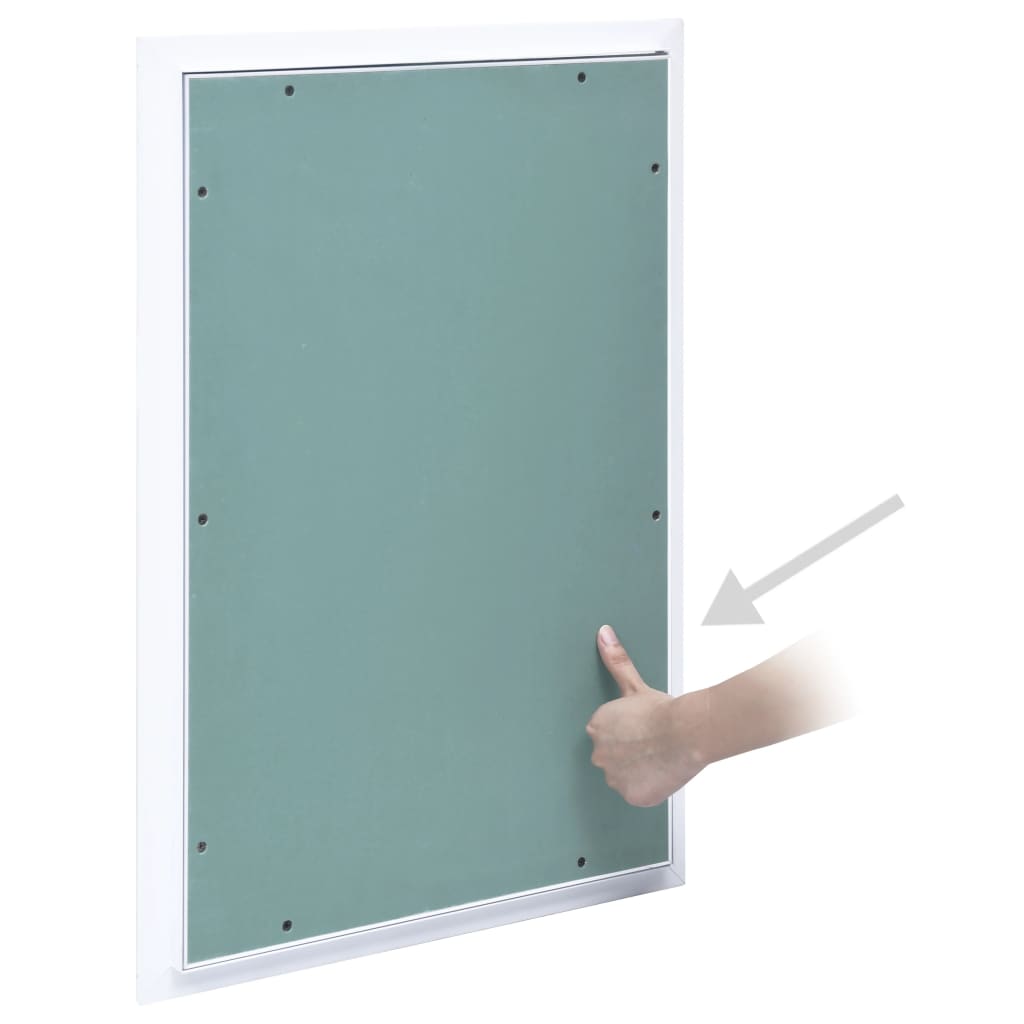 Panneau d'accès Vidaxl avec cadre en aluminium et plâtre 400x600 mm