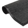 Vidaxl droogloop tapis 2 pc rectangulaire tufted 120x180 cm anthracite
