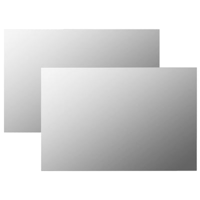 Miroirs muraux Vidaxl 2 ST Verre rectangulaire 60x40 cm