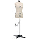 Vidaxl mannequin ajusté femme taille 40-46 m crème colorée
