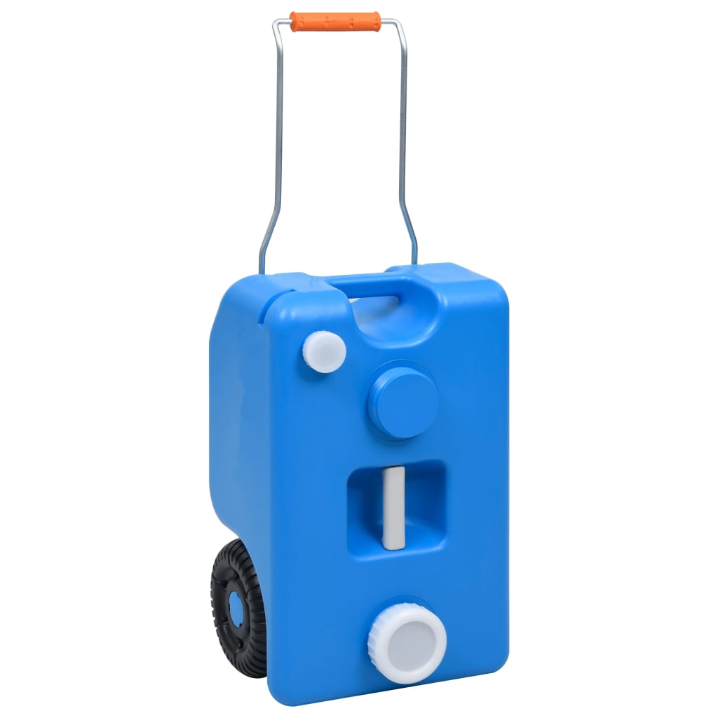 Réservoir d'eau VidaXL sur roulettes 25 l bleu