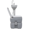 vidaXL Laverie portable en gris