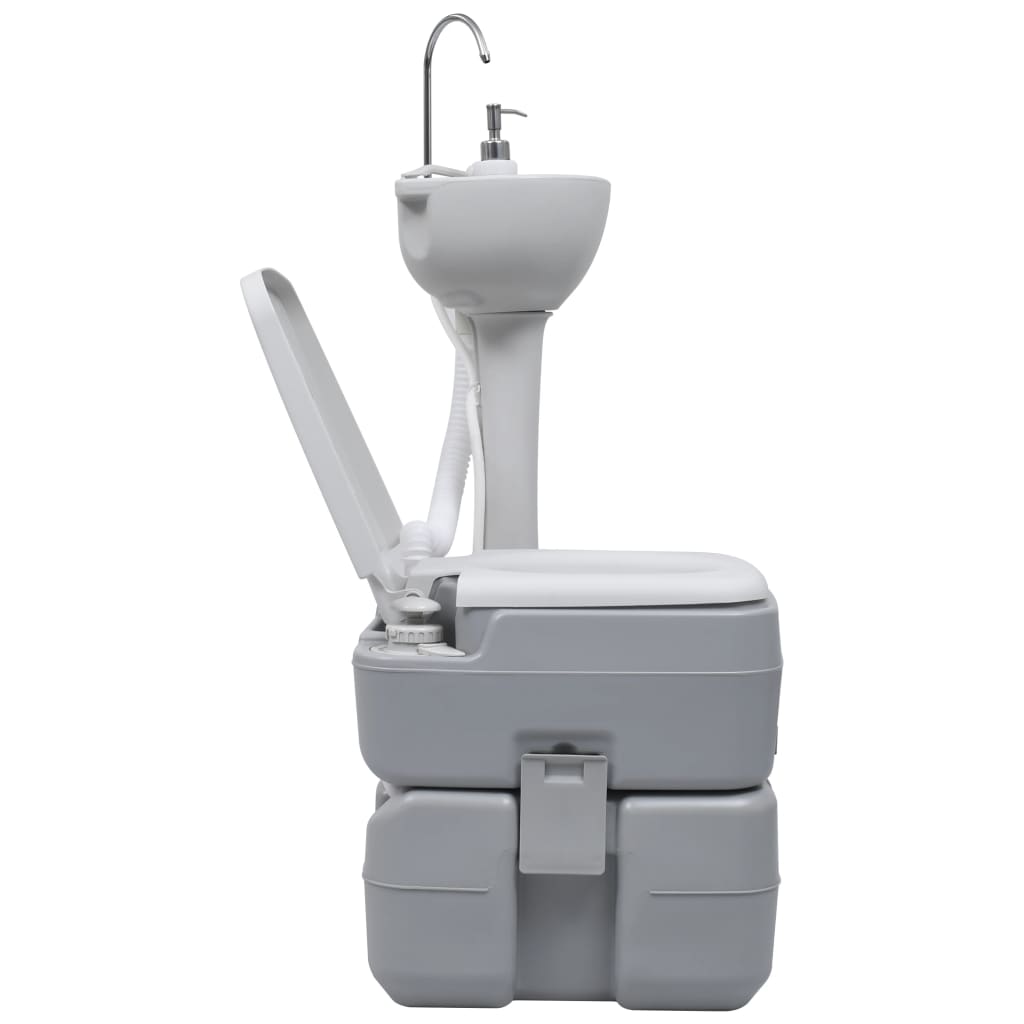 vidaXL Laverie portable en gris