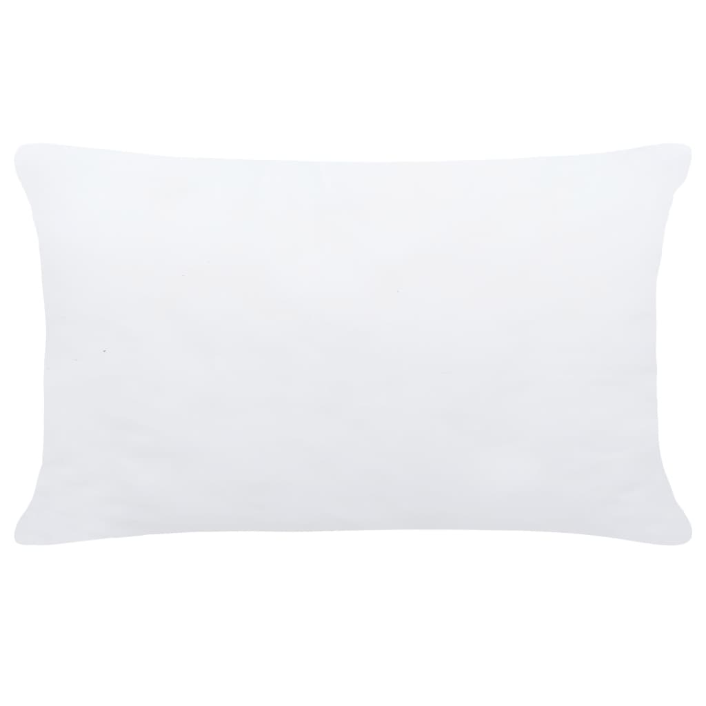 Remplissages de coussin Vidaxl 2 ST 50x30 cm blanc