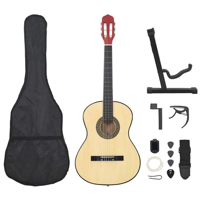 Ensemble de guitare Vidaxl 12 parties Classic débutant 4 4 39