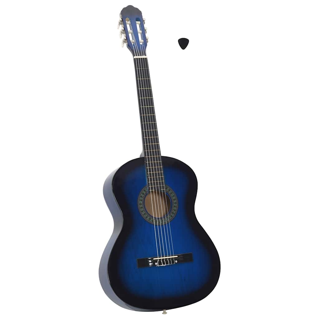 Vidaxl Guitar Classic Beginner 4 4 39 Lindenhout Blue