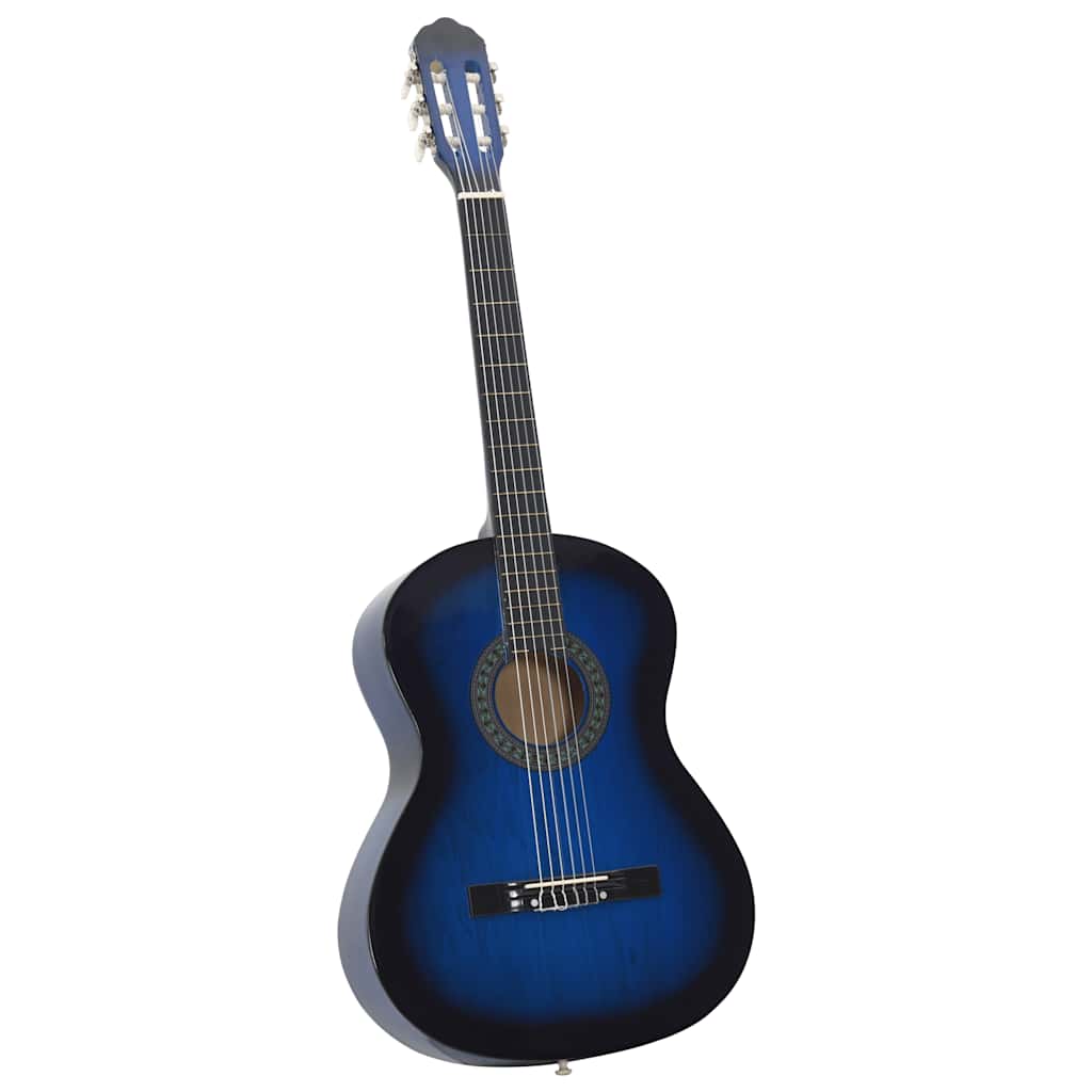 Vidaxl Guitar Classic Beginner 4 4 39 Lindenhout Blue