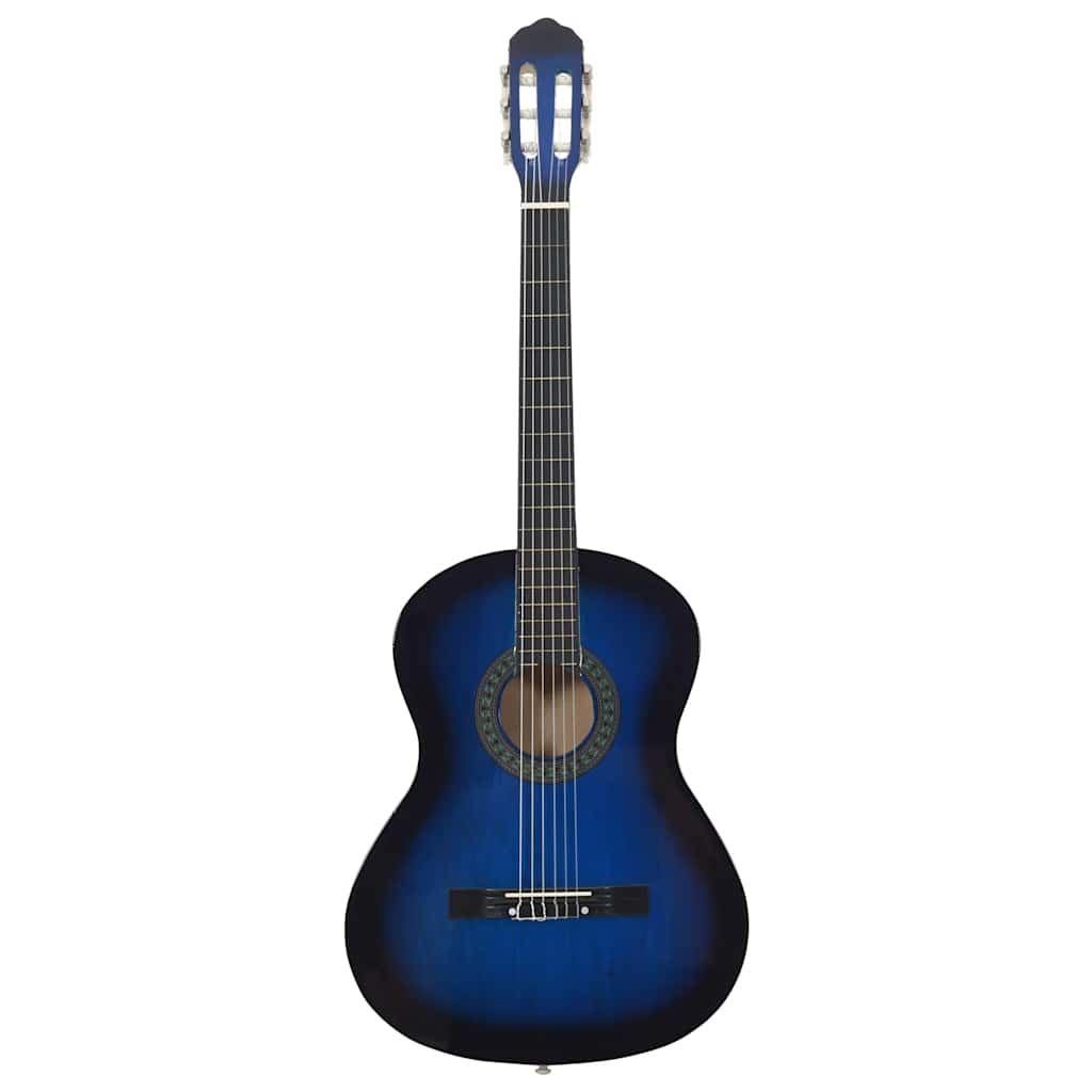 Vidaxl Guitar Classic Beginner 4 4 39 Lindenhout Blue