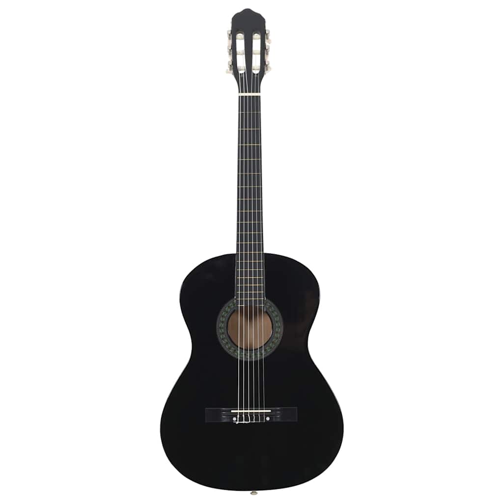 Vidaxl Guitar Classic Beginner 4 4 39 Lindenhout Black