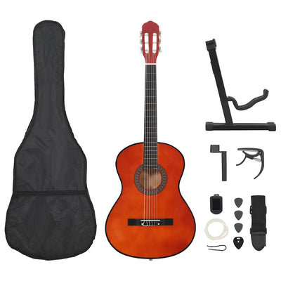 Ensemble de guitare Vidaxl 12 parties Classic débutant 4 4 39
