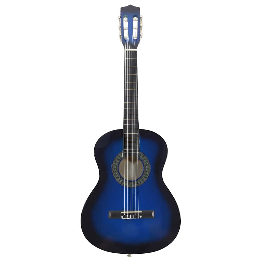 Vidaxl 8 pièces Guitar Début Classic 3 4 36 Bleu