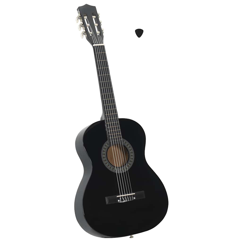Vidaxl Guitar Classic débutant et enfants 3 4 36 Black