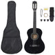 Vidaxl 8 pièces Guitar Début Classic 3 4 36 Black