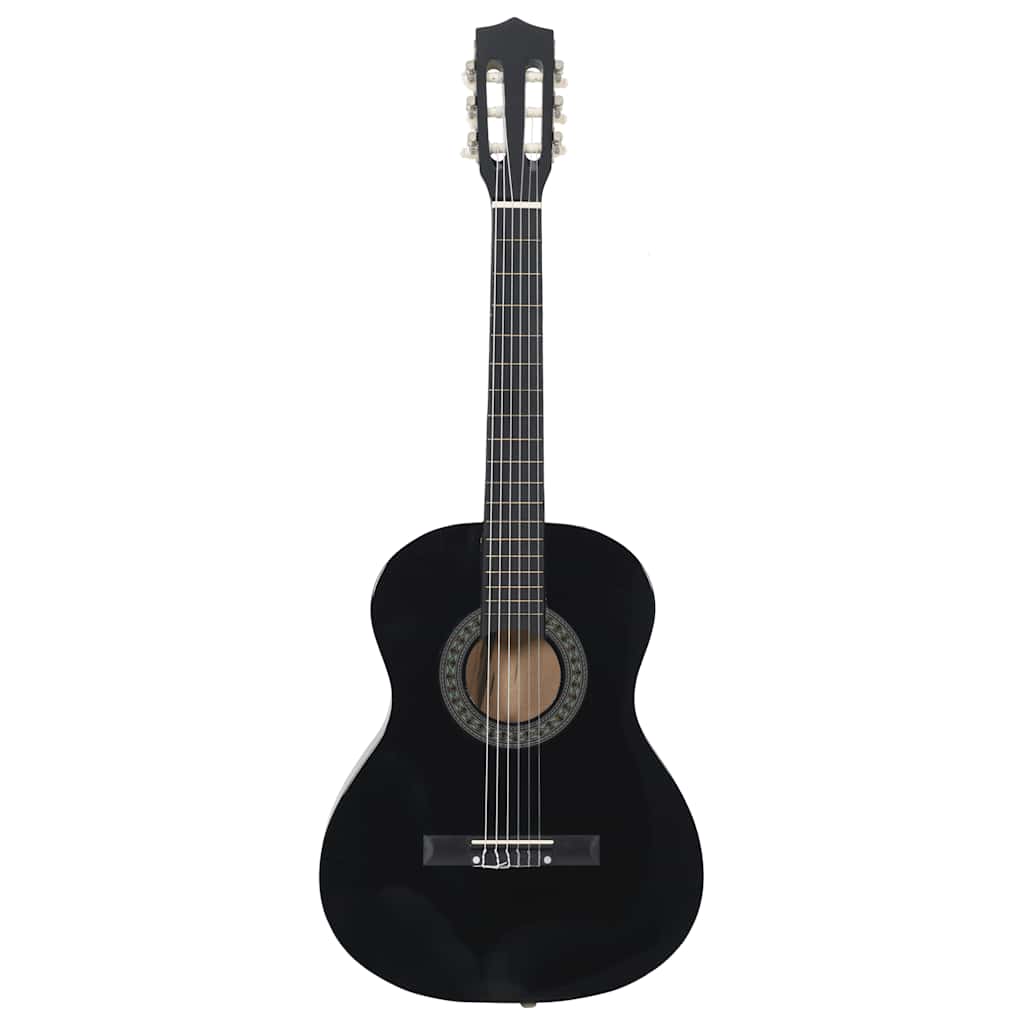 Vidaxl 8 pièces Guitar Début Classic 3 4 36 Black
