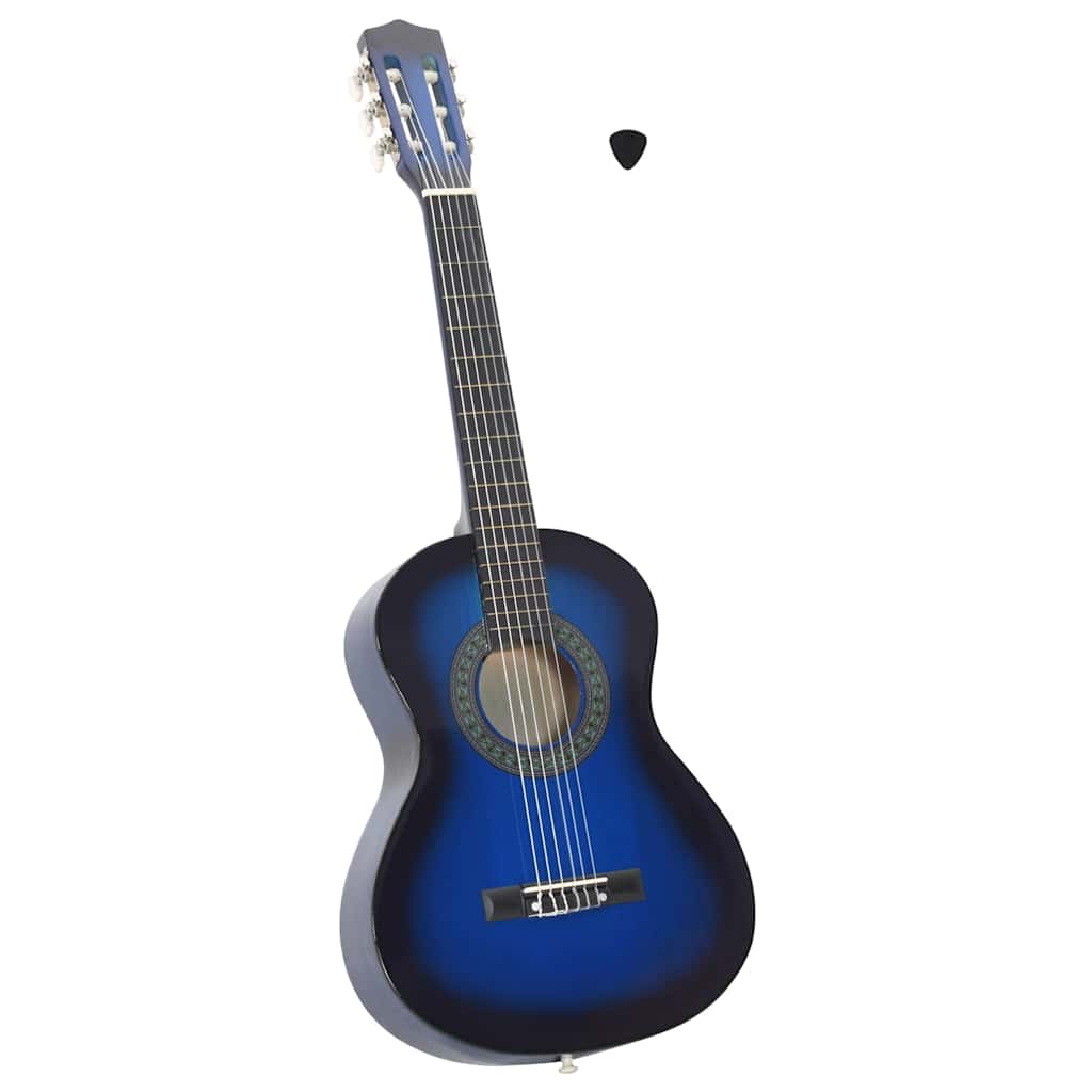 Vidaxl Guitar Classic débutant et enfants 1 2 34 bleu