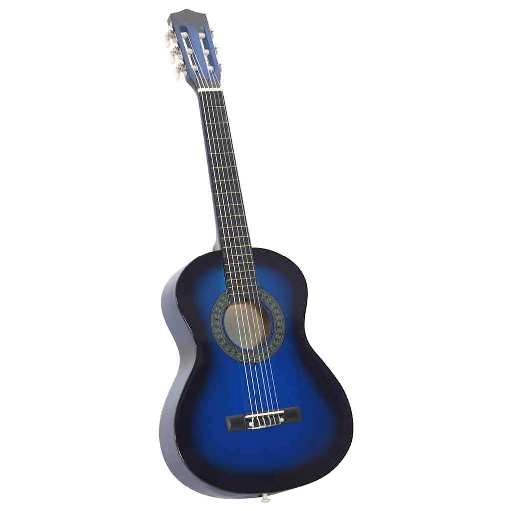Vidaxl Guitar Classic débutant et enfants 1 2 34 bleu