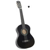 Vidaxl Guitar Classic débutant et enfants 1 2 34 noir