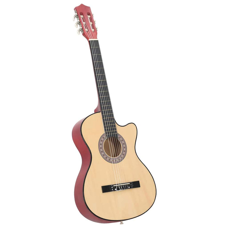 Vidaxl Guitare Cutaway avec 6 cordes Western Acoustic 38 Lindenhout