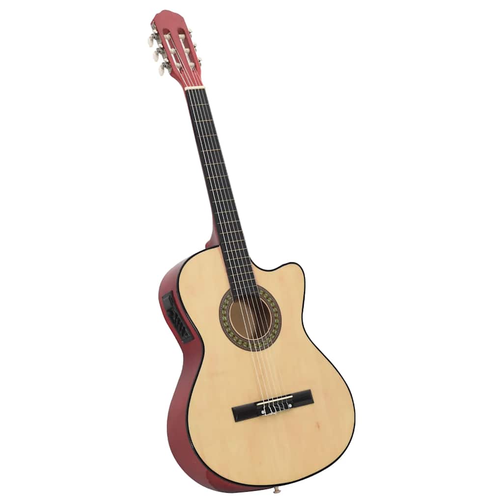 Vidaxl Guitare Cutaway avec égaliseur 6 cordes Western Classic