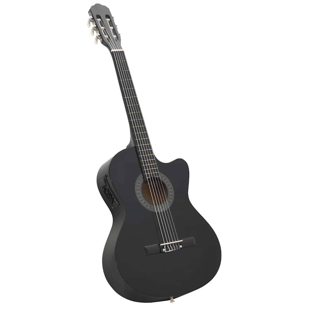 Guitare vidaxl Cutaway avec égaliseur 6 sneeds western classique noir