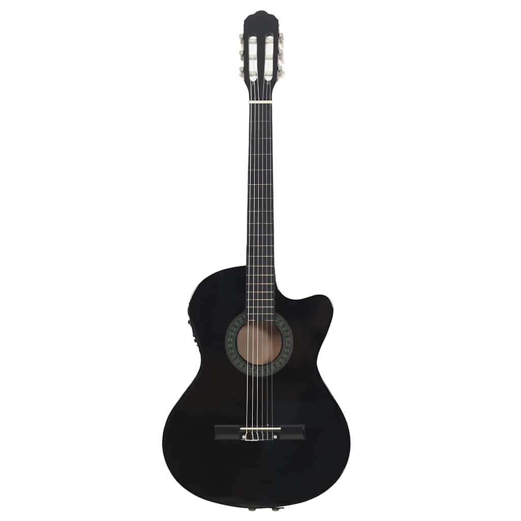 Guitare vidaxl Cutaway avec égaliseur 6 sneeds western classique noir